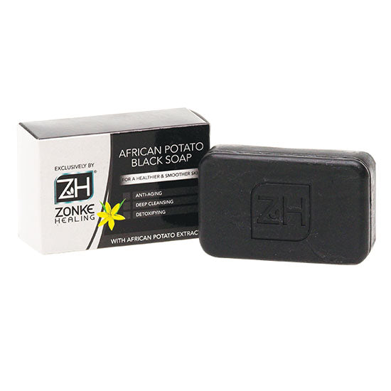 African Potato Black Soap - 150g