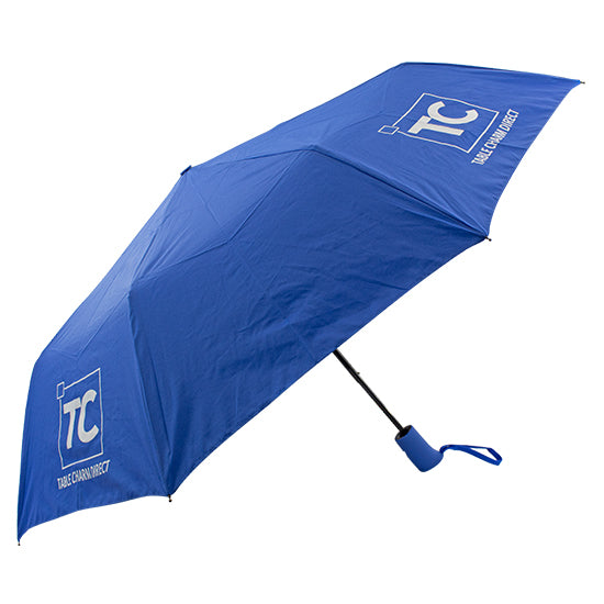 Table Charm Folded Umbrella - Blue
