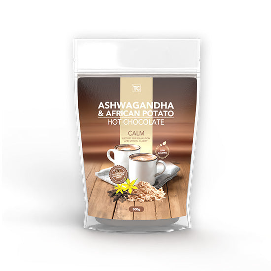 Ashwaghanda & African Potato Hot Chocolate - 500g