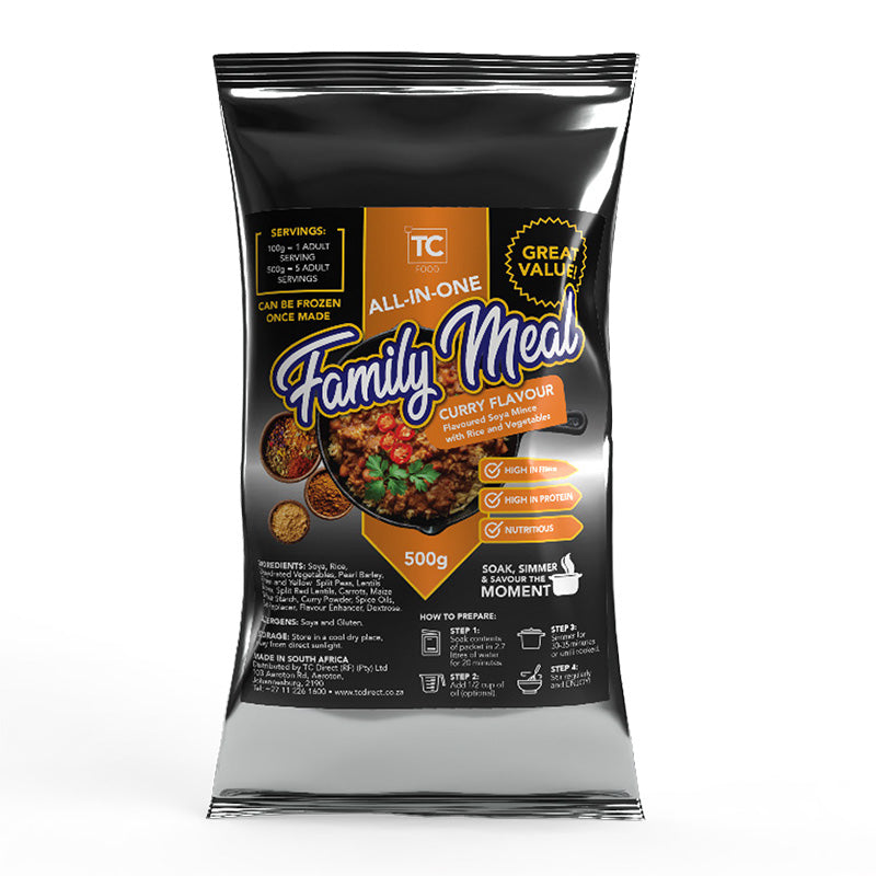 All in One Family Meal - Curry - 500g