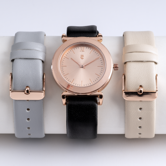 Trinity Ladies Changeable Strap Watch Set