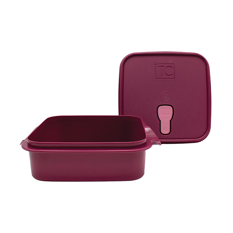 Lunchbox 1.5Lt with Microwaveable Vent - Cherry