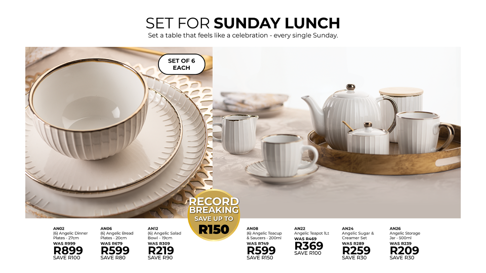 ANGELIC DINNERWARE