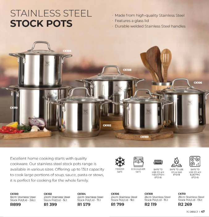 Stainless Steel Stock Pots