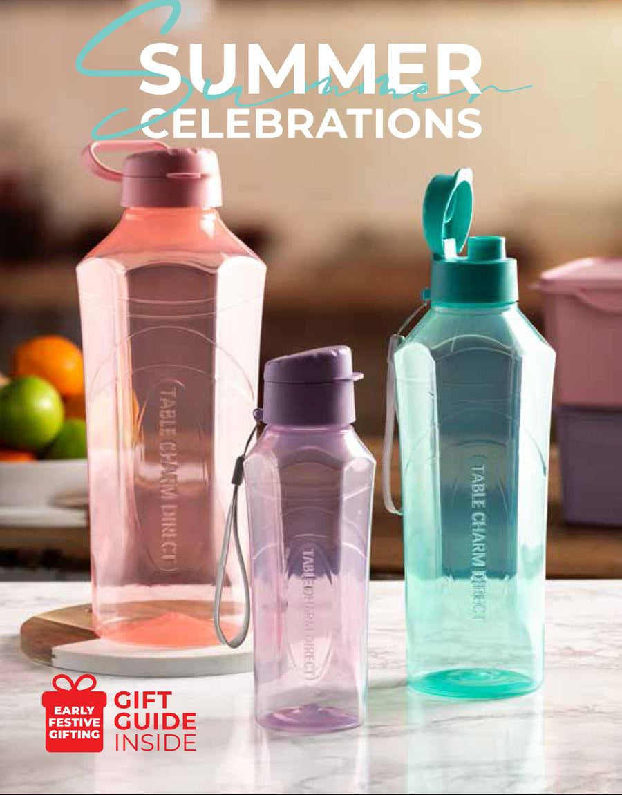 TC Hexagon Water Bottles- 1.1Lt