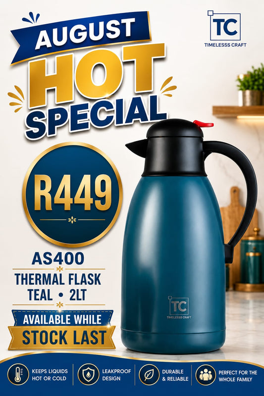 August Hot Special: Thermal Flask Teal