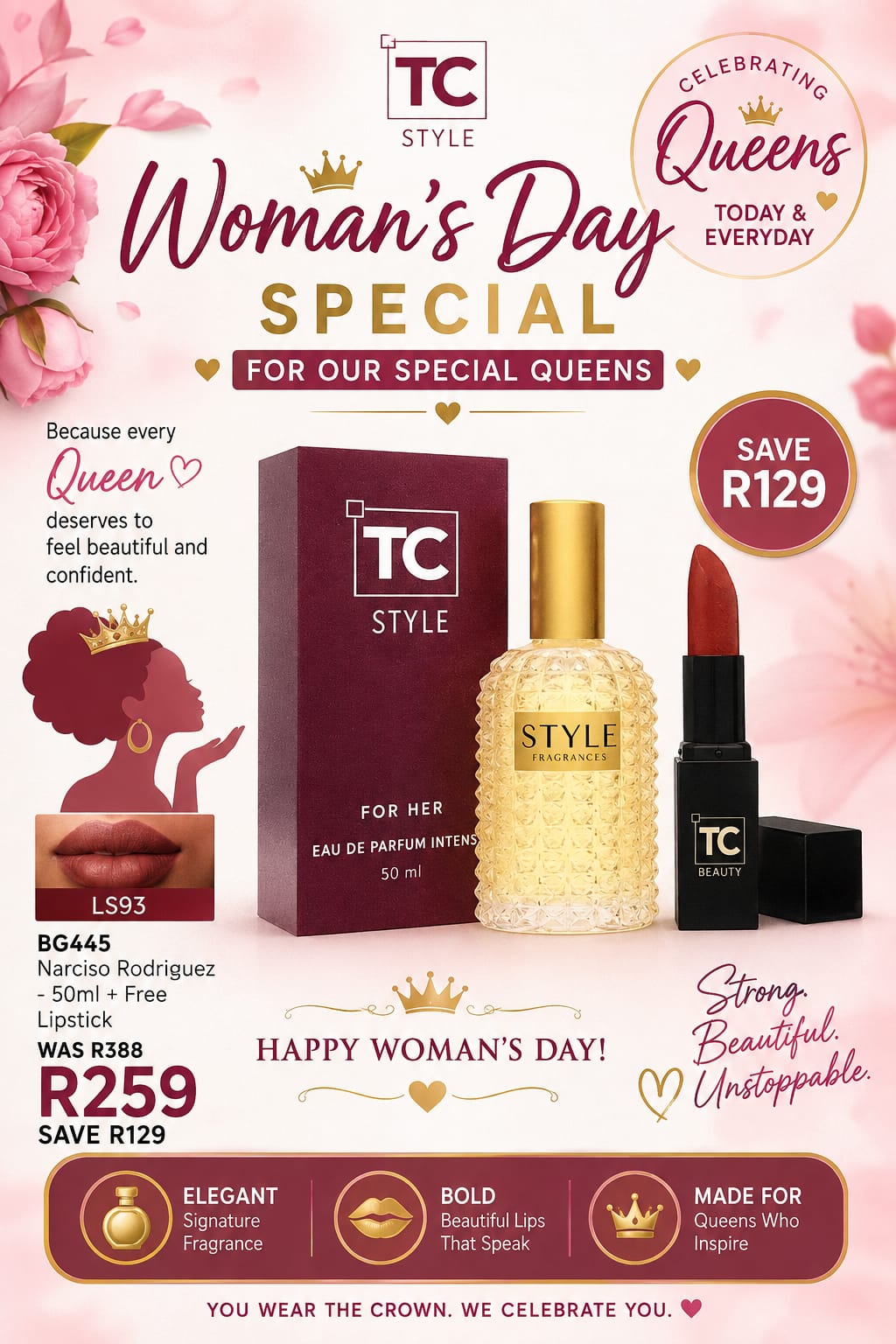 Women's Day Special: Narciso Rodriguez 50ml + Free Lipstick