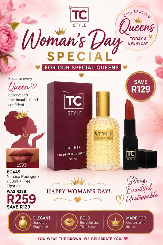 Women's Day Special: Narciso Rodriguez 50ml + Free Lipstick
