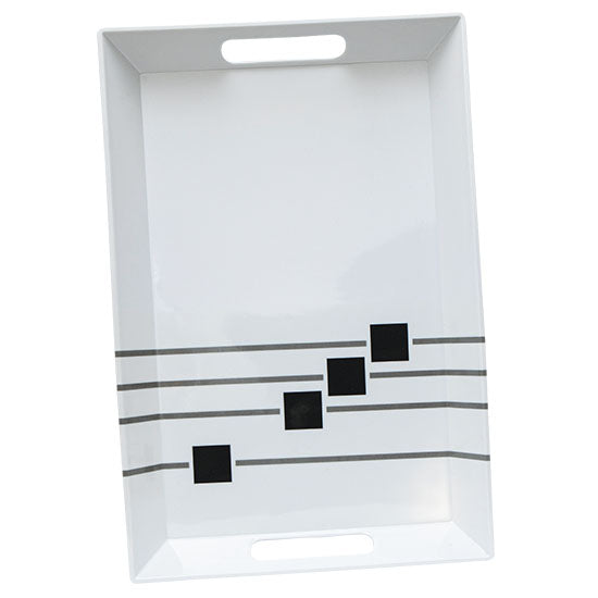 Domino Melamine Tray - 53cm