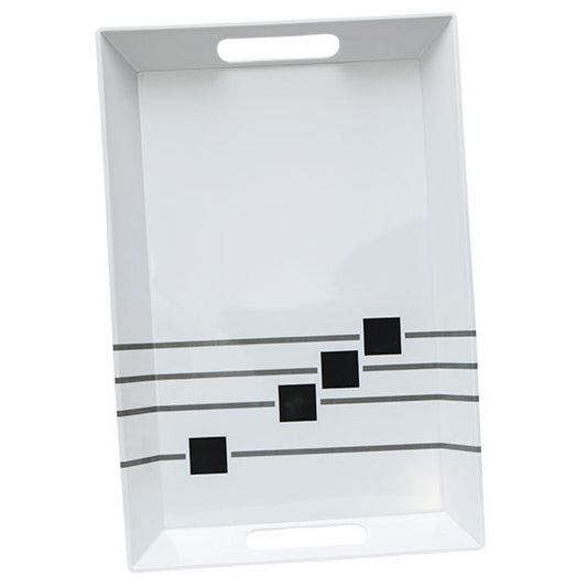 Domino Melamine Tray - 53cm