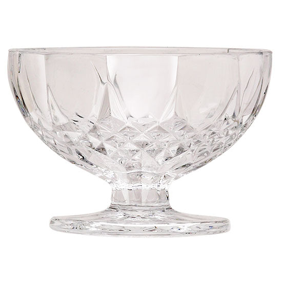 Crystalite (6) Footed Ice Cream Bowls - 220ml