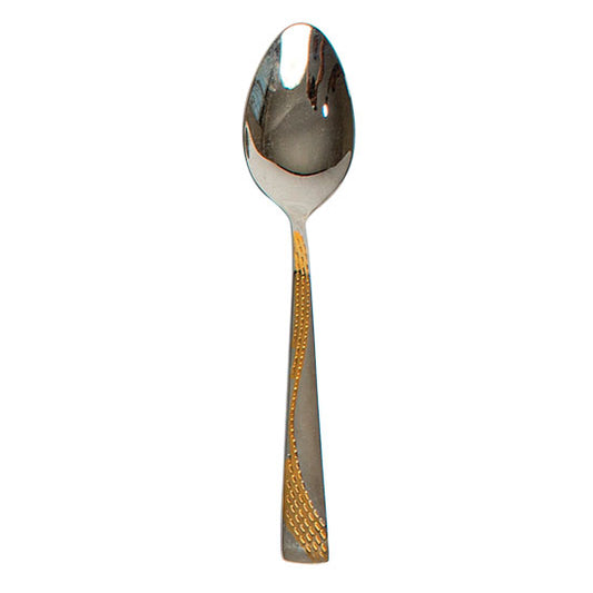 (6) Gold Dessert Spoons