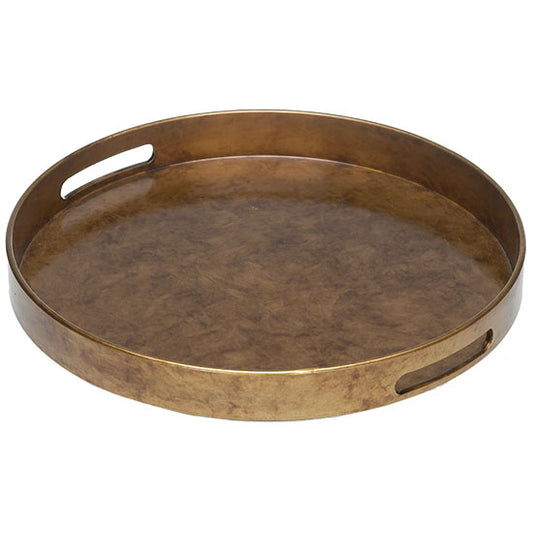 Golden Round Tray - 37.5cm