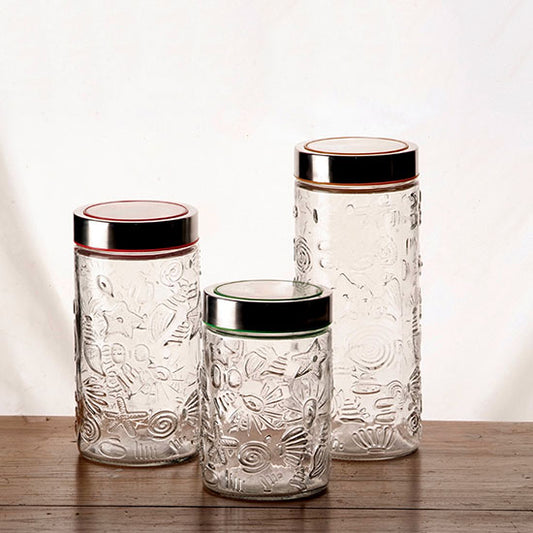 5pc Glass Condiment Combination Set