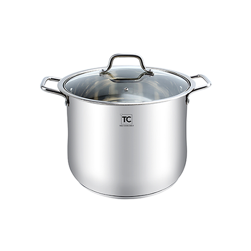 20cm Stainless Steel Stock Pot - 5lt