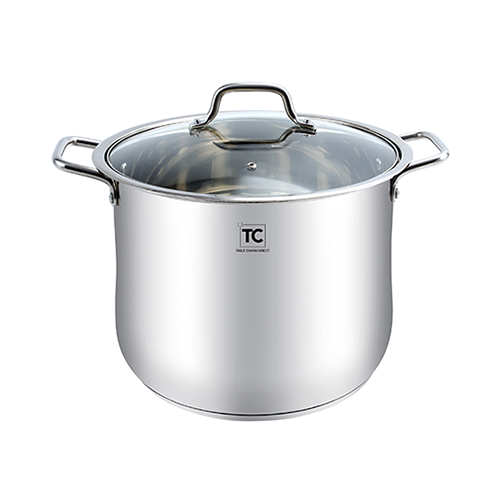 24cm Stainless Steel Stock Pot - 9lt