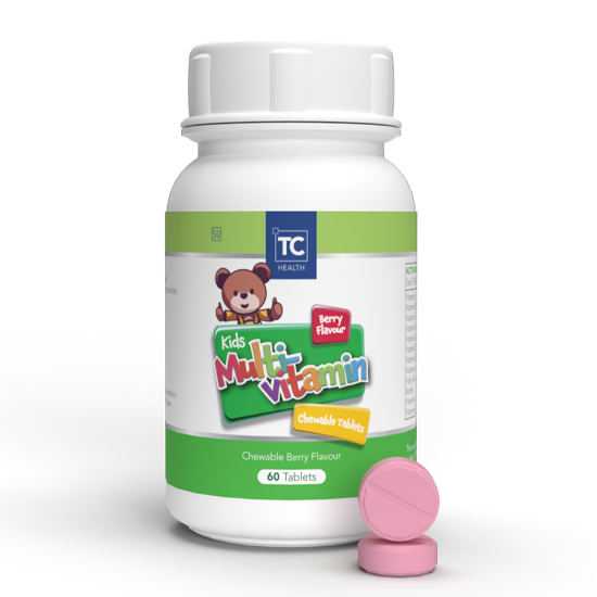 Kids Chewable Multivitamin Tablets 60's