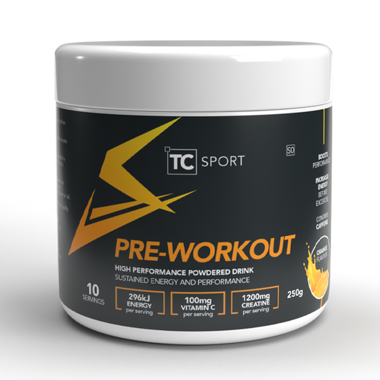Pre-Workout Powdered Drink - Orange - 250g