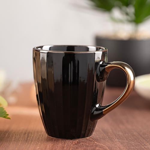 (6) Midnight Bronze Coffee Mugs - 355ml