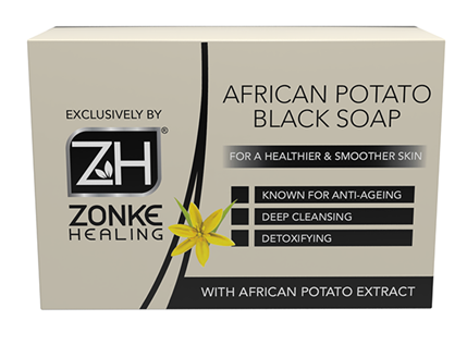 African Potato Black Soap - 150g