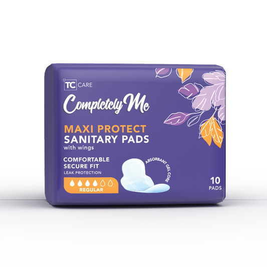 (10) Completely Me Sanitary Pads with Wings - Maxi