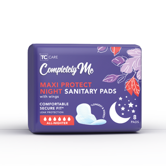 (8) Completely Me Sanitary Pads with Wings - Night