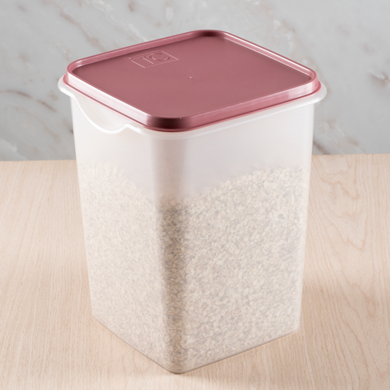 Easy Store Square With Lid 6Lt - Coral