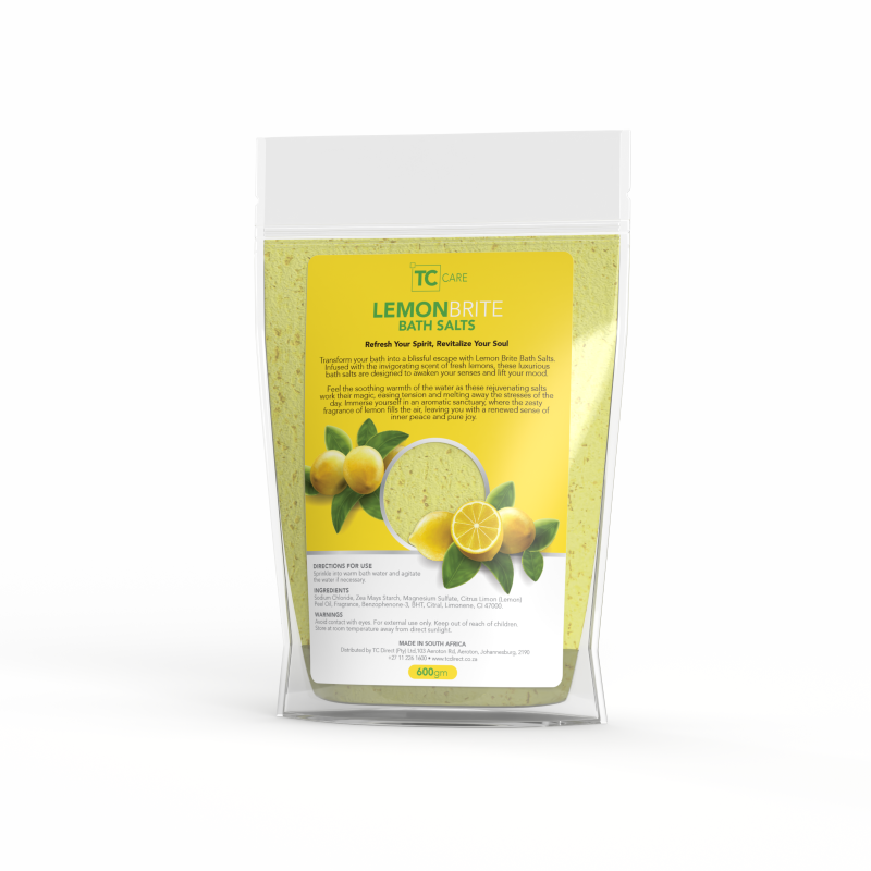 Lemon Brite Bath Salts - 600gm