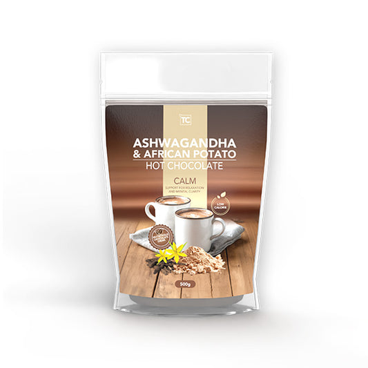 Ashwaghanda & African Potato Hot Chocolate - 500g