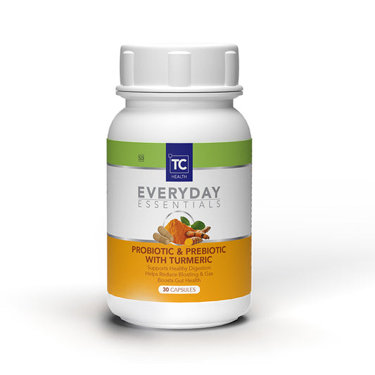 Pro & Prebiotic Capsules with Tumeric - 30's