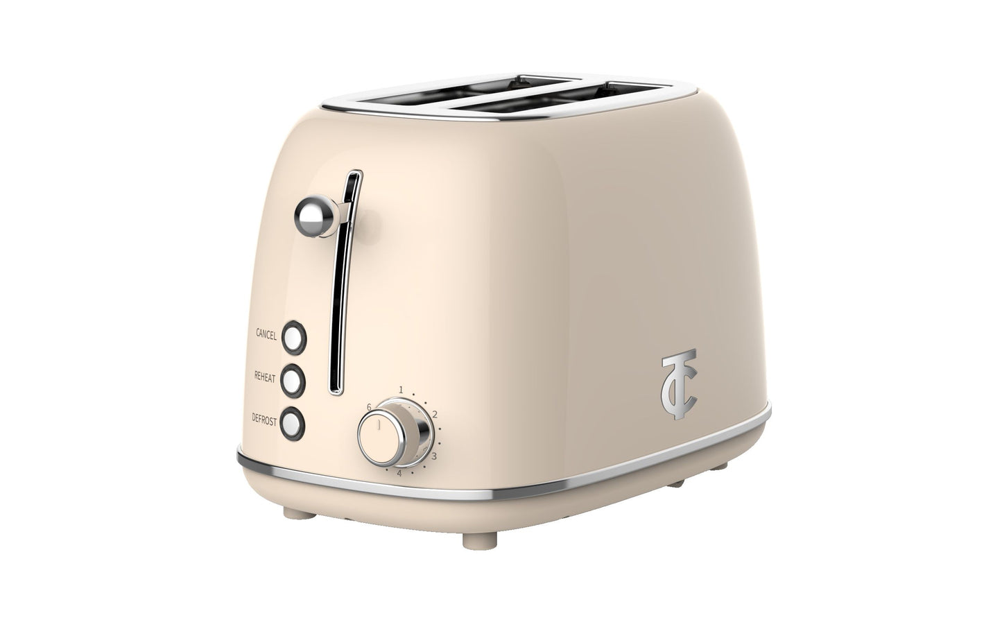 2 Slice Toaster - Cream