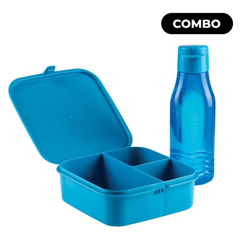 Kid's Lunch Set - Aqua Blue