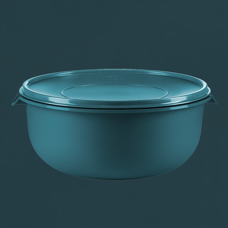 Bowl With Lid 14Lt - Teal