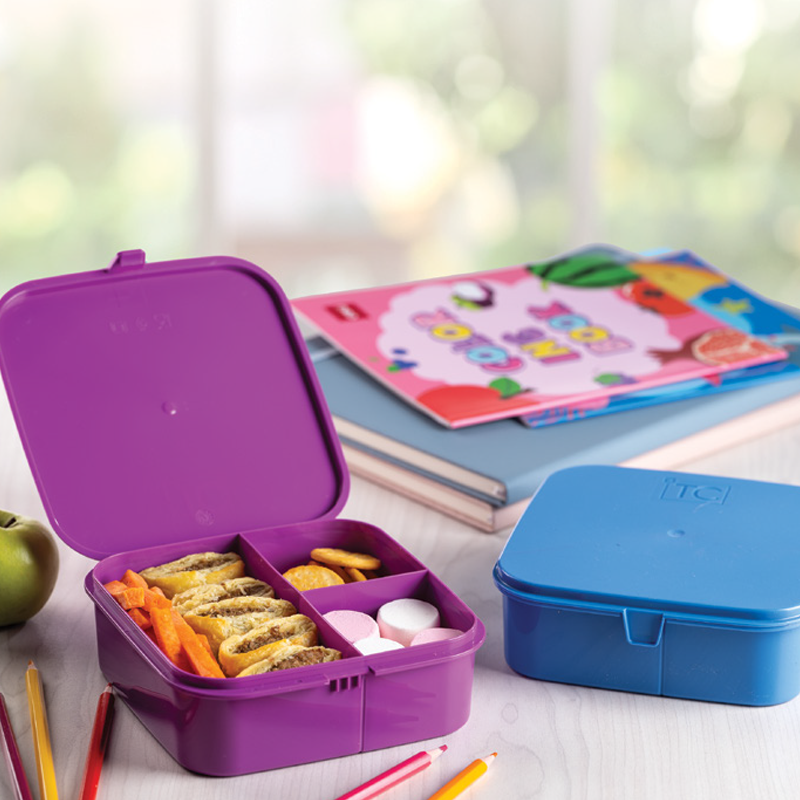 Kids 3 Div Lunchers - Blue + Purple