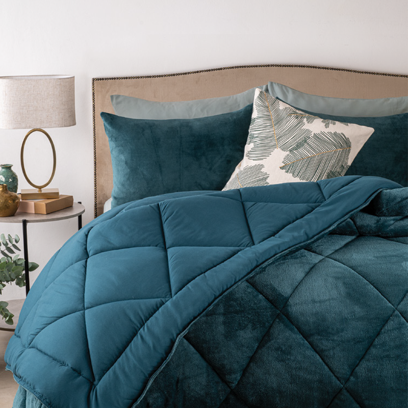 Sophia Comforter Set 3pc - Teal