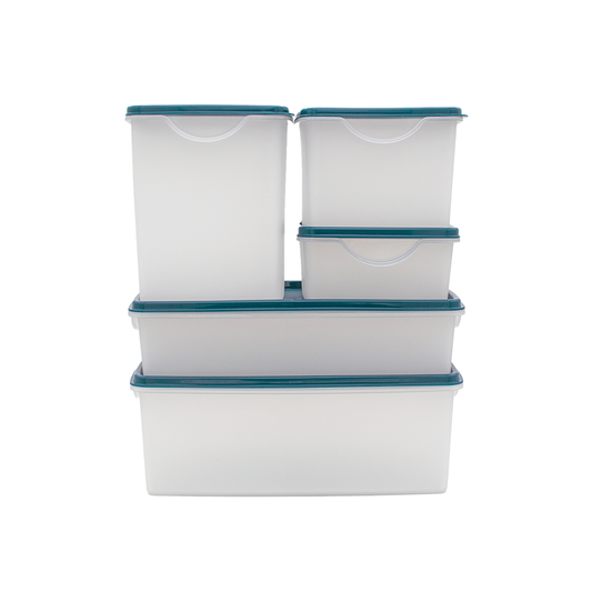 5pc Fridge Storage Set - Teal