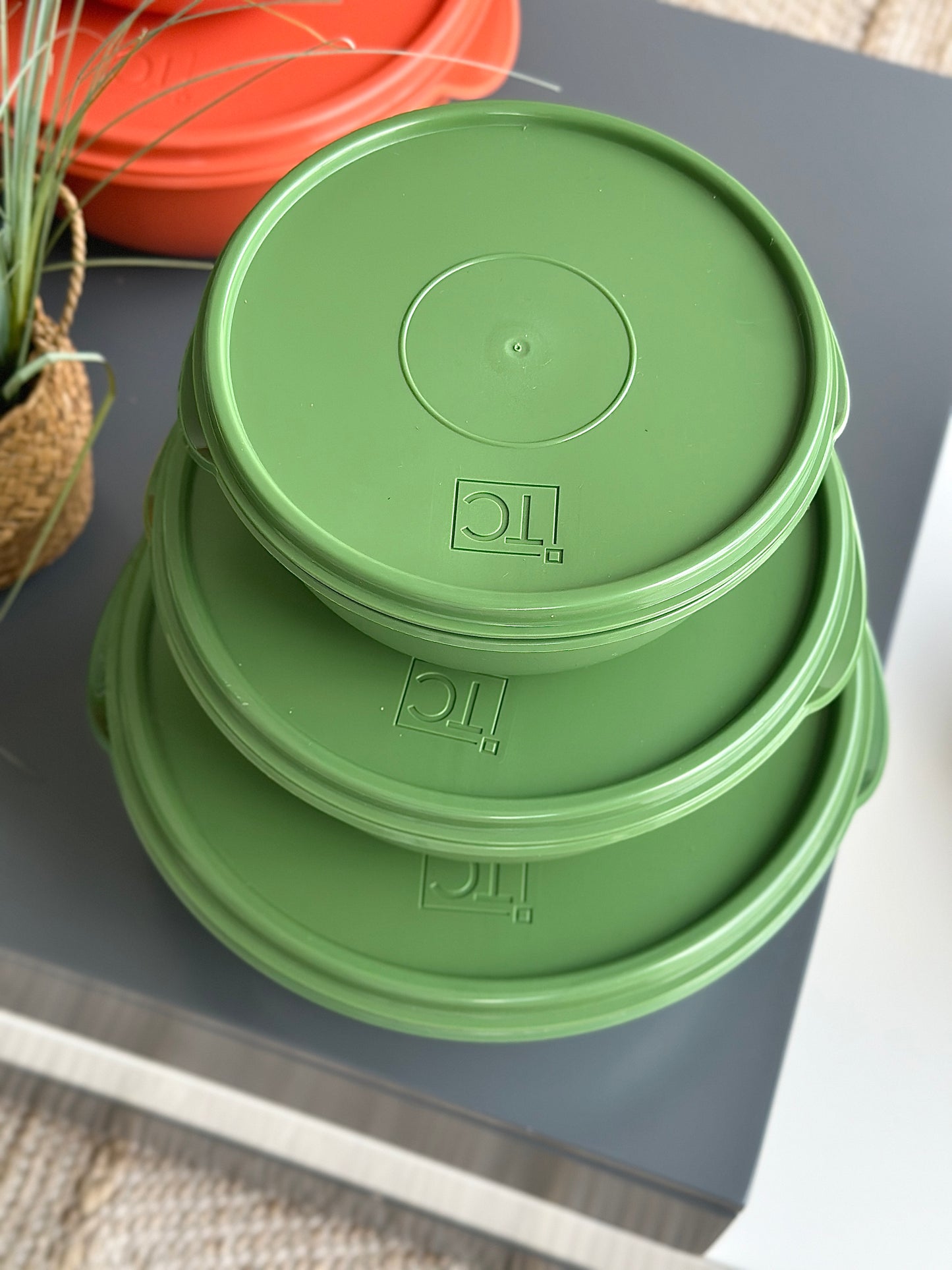 3pc Bowl Set & Lids - (1.25,2.5,5Lt)