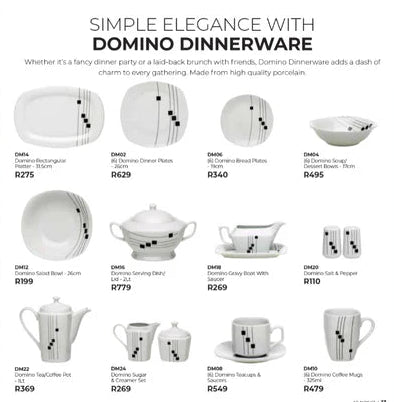 Domino Dinnerware