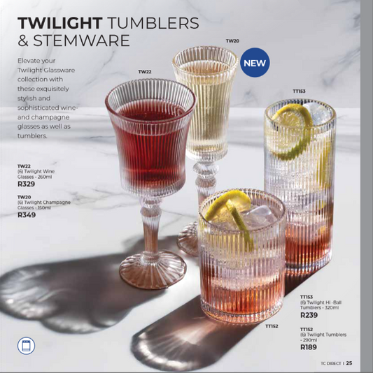 Twilight Tumblers & Stemware