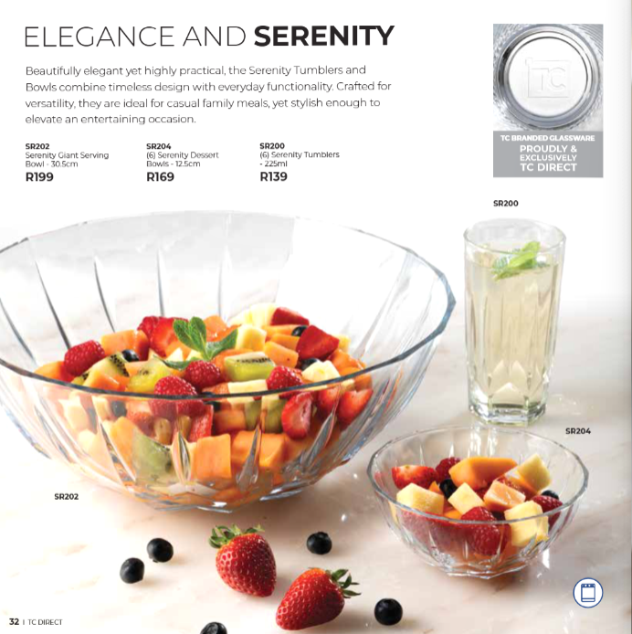 Serenity Glassware