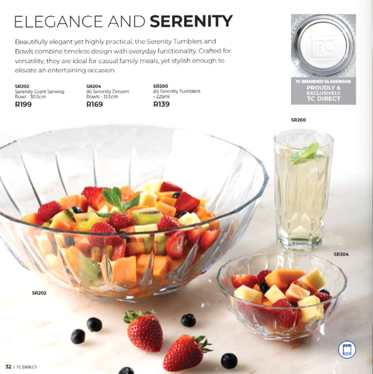 Serenity Glassware
