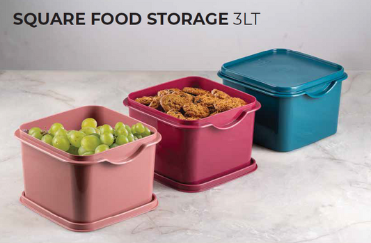 TC Square Food Storage 3Lt