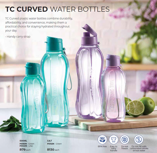 Curved Water Bottle 1.1Lt