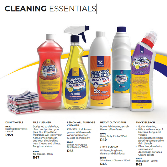 CLEANING ESSENTIALS