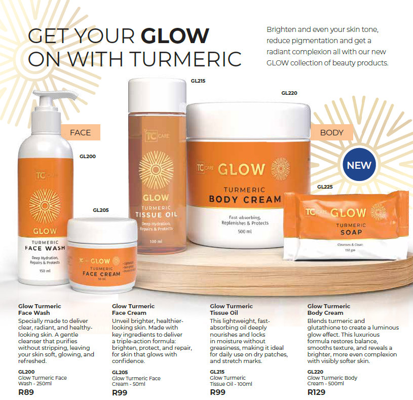 Glow Turmeric Range