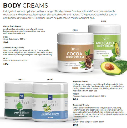 BODY CREAMS