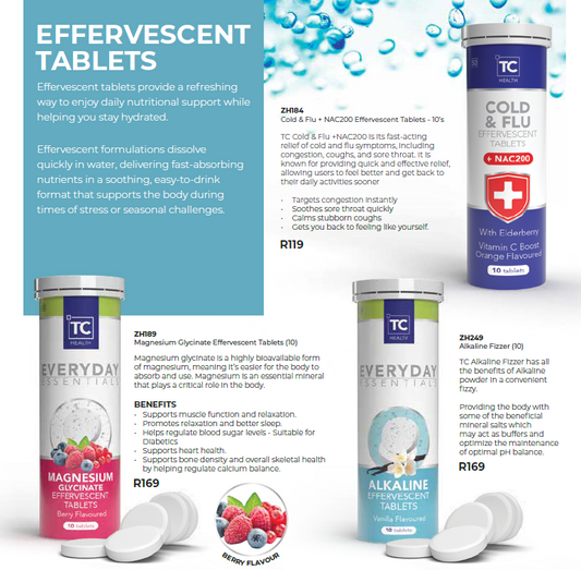 EFFERVESCENT TABLETS