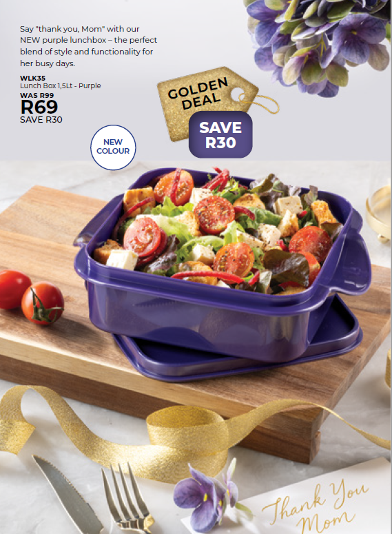 Lunch Box 1,5Lt - Purple