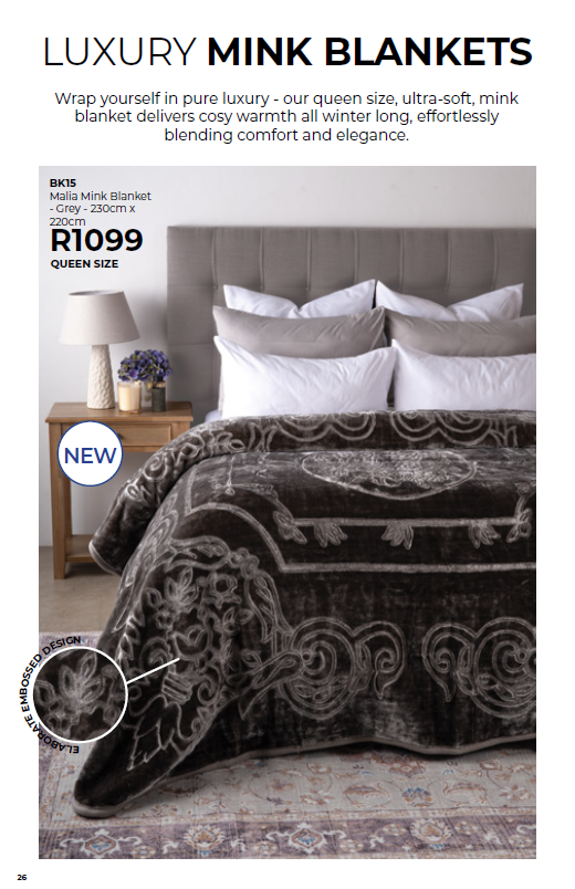 LUXURY MINK BLANKETS