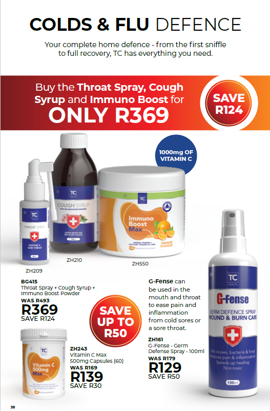 COLDS & FLU DEFENCE
